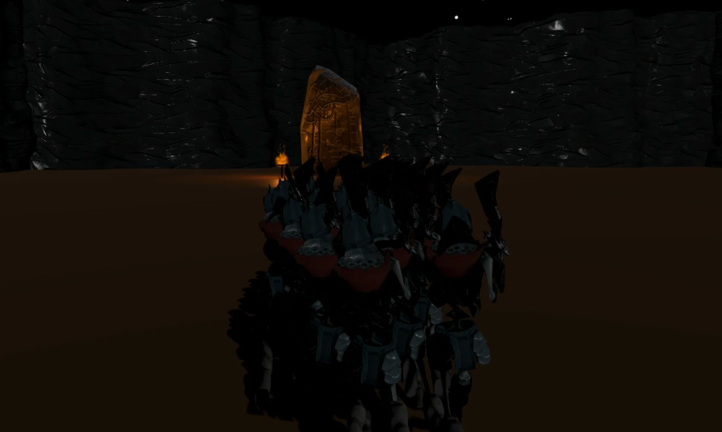 Night mode made it more exciting when reaching the 
                    runestone.
